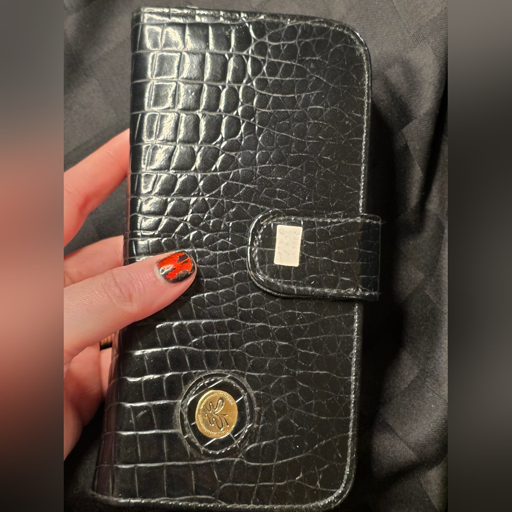 Sarah Coventry Black Travel/Everyday Clutch/Wallet